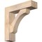 Ekena Millwork Legacy Block Smooth Bracket w/ Offset Brace, Douglas Fir, 5 1/2"W x 20"D x 20"H BKT0604X20X20LEC05SDF - alternate 1